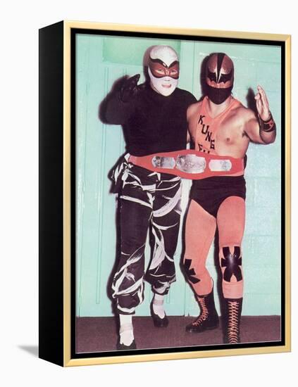 Championship Wrestling Tag Team-null-Framed Stretched Canvas