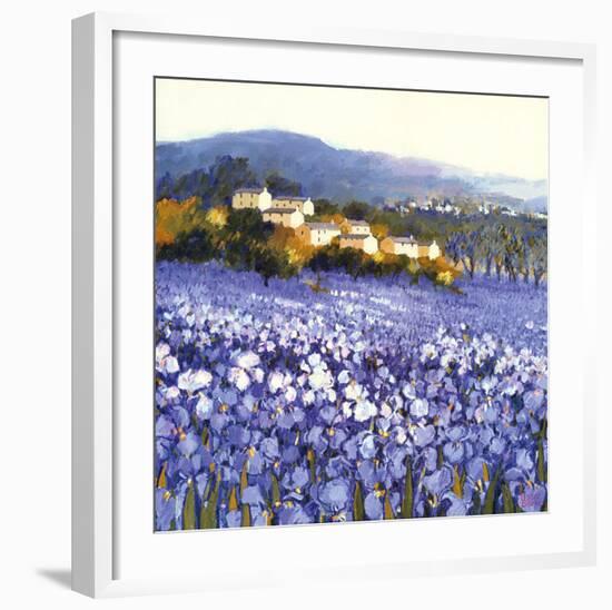 Champs D'Iris, Provence-Hazel Barker-Framed Art Print