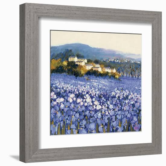 Champs D'Iris, Provence-Hazel Barker-Framed Art Print