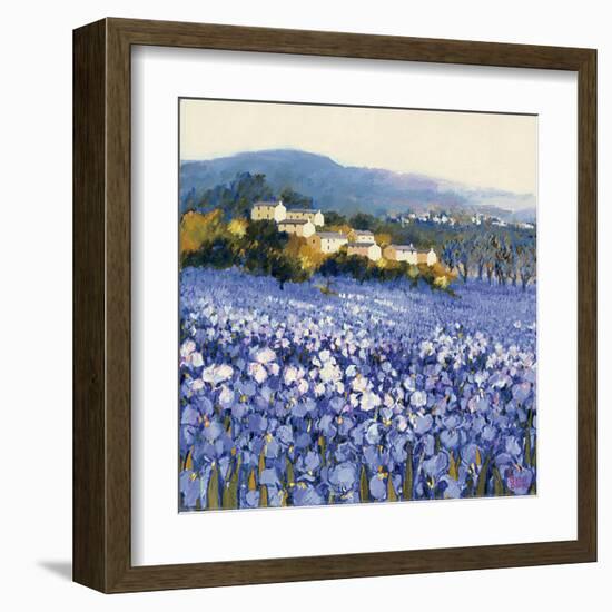 Champs D'Iris, Provence-Hazel Barker-Framed Art Print