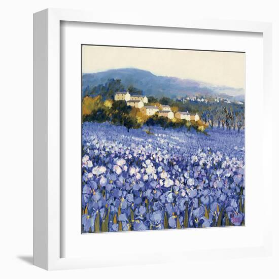 Champs D'Iris, Provence-Hazel Barker-Framed Art Print