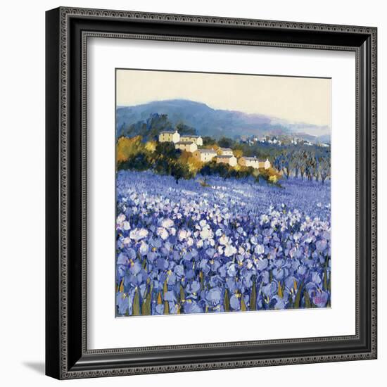 Champs D'Iris, Provence-Hazel Barker-Framed Art Print