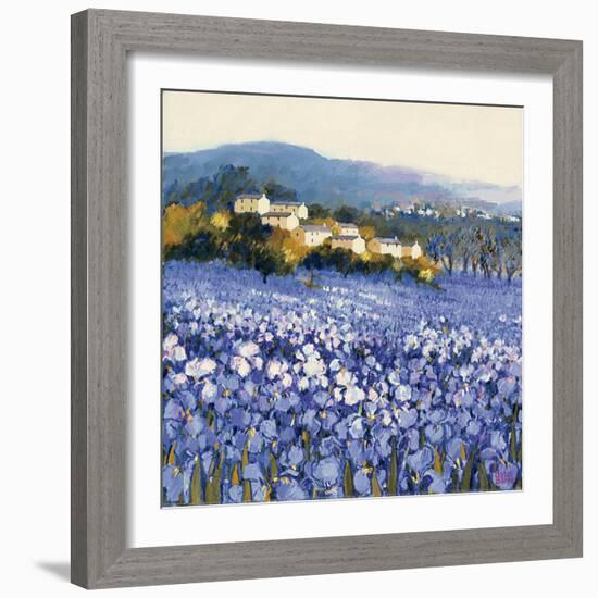 Champs D'Iris, Provence-Hazel Barker-Framed Premium Giclee Print
