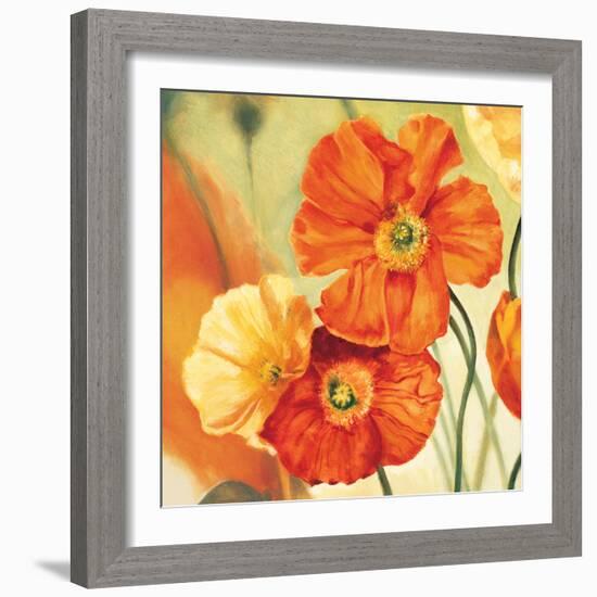 Champs de coquelicots I-Pierre Viollet-Framed Art Print