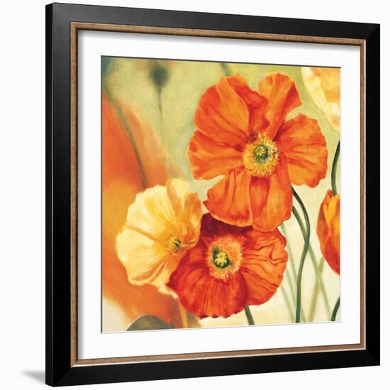 Champs de coquelicots I-Pierre Viollet-Framed Art Print