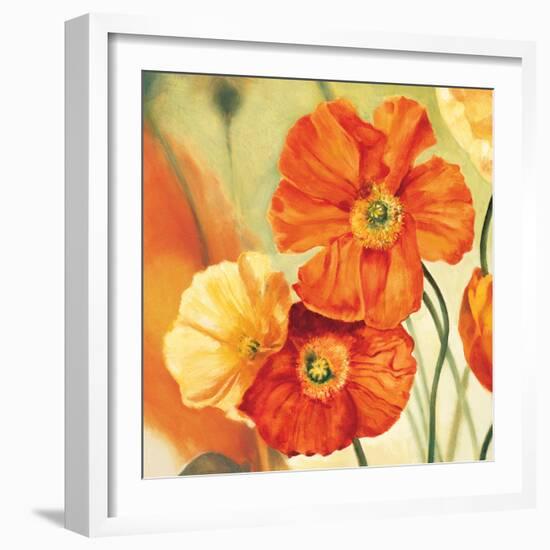 Champs de coquelicots I-Pierre Viollet-Framed Art Print