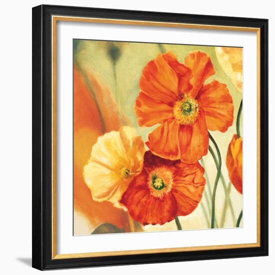 Champs de coquelicots I-Pierre Viollet-Framed Art Print