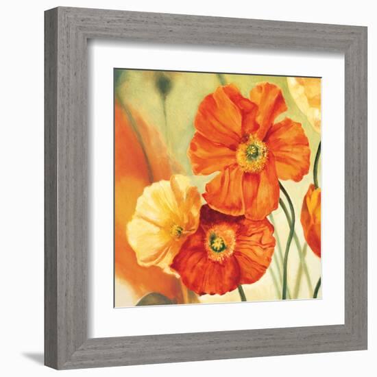 Champs de coquelicots I-Pierre Viollet-Framed Art Print