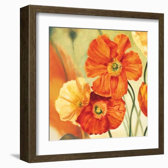 Champs de coquelicots I-Pierre Viollet-Framed Art Print