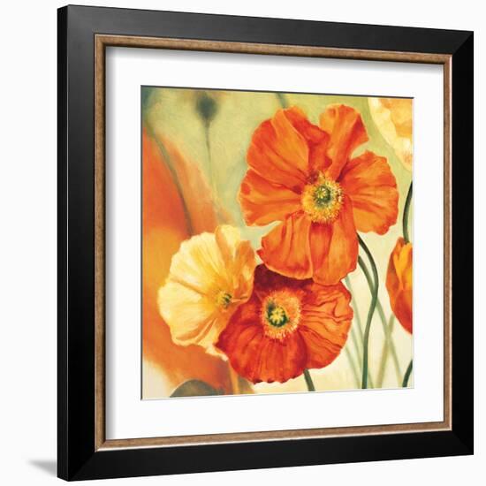 Champs de coquelicots I-Pierre Viollet-Framed Art Print