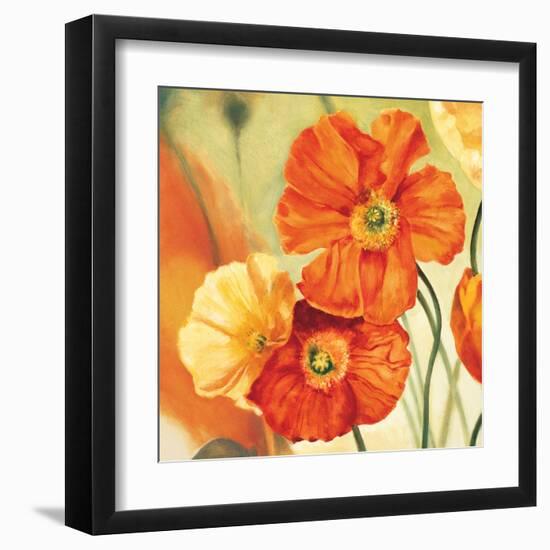 Champs de coquelicots I-Pierre Viollet-Framed Art Print