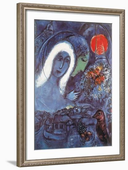 Champs de Mars-Marc Chagall-Framed Art Print