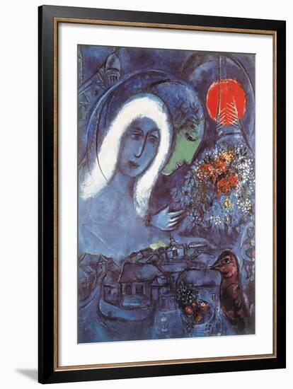 Champs de Mars-Marc Chagall-Framed Art Print