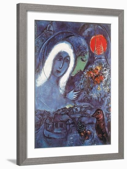 Champs de Mars-Marc Chagall-Framed Art Print