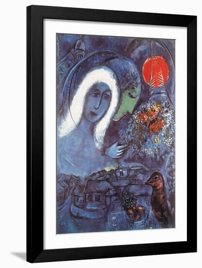 Champs de Mars-Marc Chagall-Framed Art Print