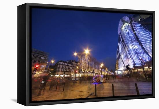 Champs Elysees at Christmas-Sebastien Lory-Framed Premier Image Canvas