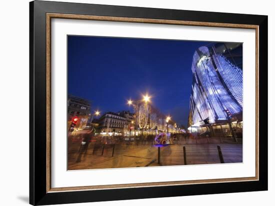 Champs Elysees at Christmas-Sebastien Lory-Framed Photographic Print