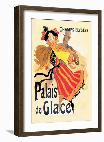 Champs-Elysees: Palais de Glace-Jules Ch?ret-Framed Art Print