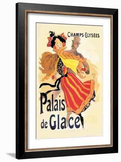 Champs-Elysees: Palais de Glace-Jules Ch?ret-Framed Art Print