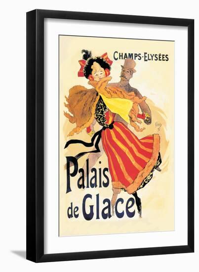 Champs-Elysees: Palais de Glace-Jules Ch?ret-Framed Art Print