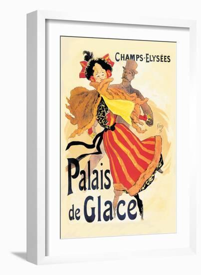 Champs-Elysees: Palais de Glace-Jules Ch?ret-Framed Art Print