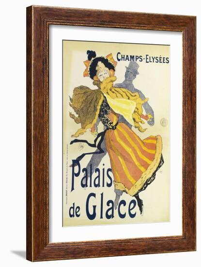 Champs-Elysees, Palais De Glace-Jules Chéret-Framed Giclee Print