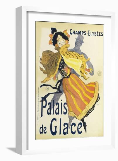 Champs-Elysees, Palais De Glace-Jules Chéret-Framed Giclee Print