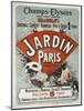 Champs-Elysees,Tous Les Soirs a 8H 1/2, Jardin de Paris-Jules Chéret-Mounted Giclee Print