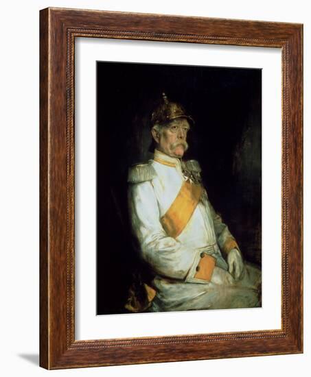 Chancellor Otto Von Bismarck (1815-98) 1890-Franz Seraph von Lenbach-Framed Giclee Print