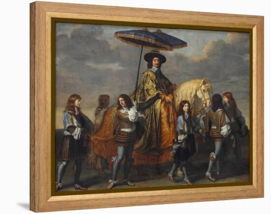 Chancellor Séguier at the Entry of Louis XIV into Paris, 1660-Charles Le Brun-Framed Premier Image Canvas