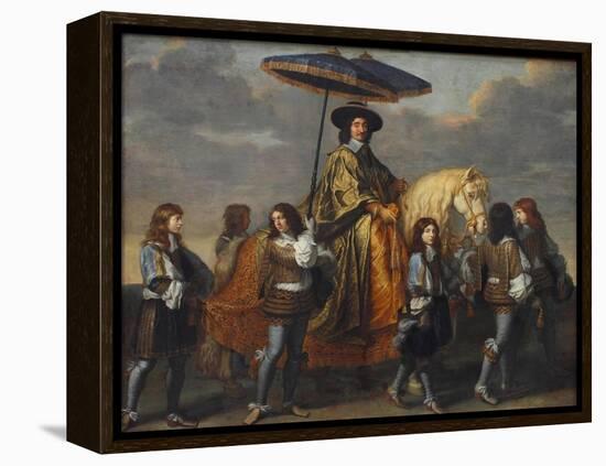 Chancellor Séguier at the Entry of Louis XIV into Paris, 1660-Charles Le Brun-Framed Premier Image Canvas