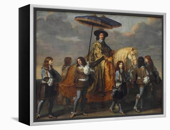 Chancellor Séguier at the Entry of Louis XIV into Paris, 1660-Charles Le Brun-Framed Premier Image Canvas
