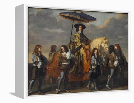 Chancellor Séguier at the Entry of Louis XIV into Paris, 1660-Charles Le Brun-Framed Premier Image Canvas