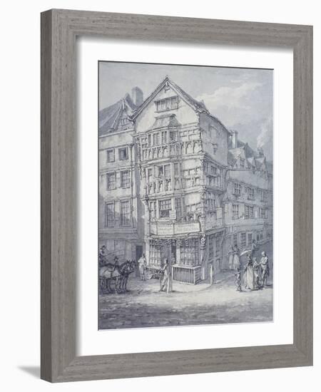 Chancery Lane, London, 1814-Thomas Hearne-Framed Giclee Print