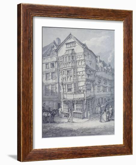 Chancery Lane, London, 1814-Thomas Hearne-Framed Giclee Print