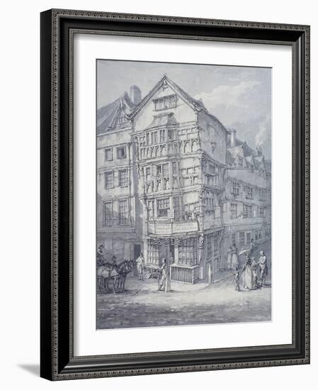 Chancery Lane, London, 1814-Thomas Hearne-Framed Giclee Print