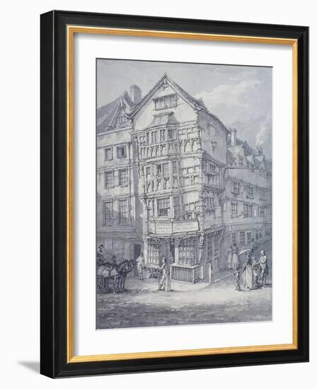 Chancery Lane, London, 1814-Thomas Hearne-Framed Giclee Print