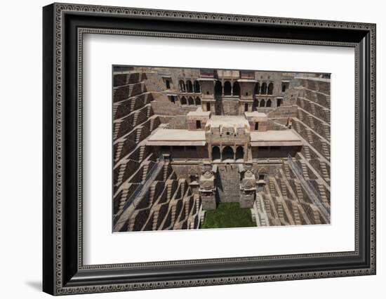 Chand Baori Step Well at Abhaneri, Rajasthan, India, Asia-Martin Child-Framed Photographic Print