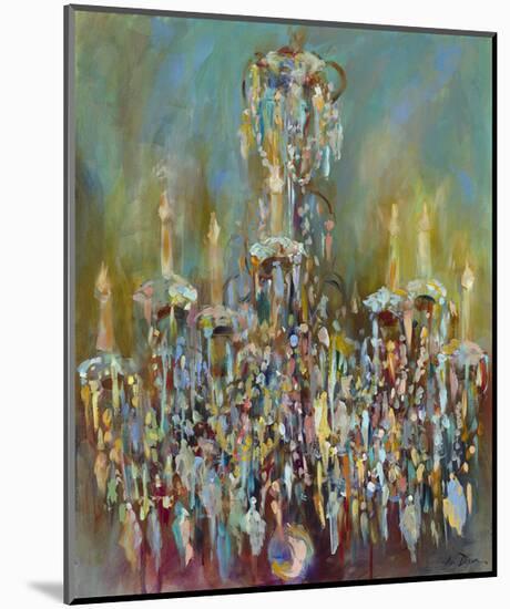 Chandelier Blue-Amy Dixon-Mounted Art Print