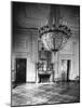 Chandelier Hanging in East Room of White House-null-Mounted Photographic Print