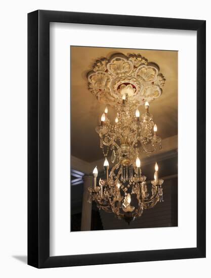 Chandelier in the Lobby a Hotel, San Francisco, California-Susan Pease-Framed Photographic Print