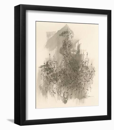 Chandelier Sepia-Amy Dixon-Framed Art Print