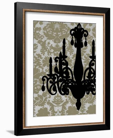 Chandelier Silhouette I-Ethan Harper-Framed Art Print