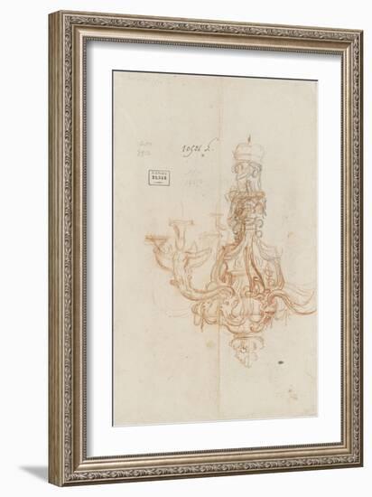 Chandelier-Charles Le Brun-Framed Giclee Print