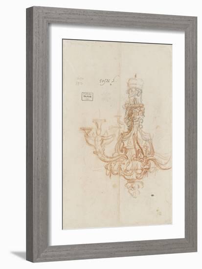 Chandelier-Charles Le Brun-Framed Giclee Print