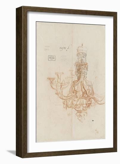 Chandelier-Charles Le Brun-Framed Giclee Print