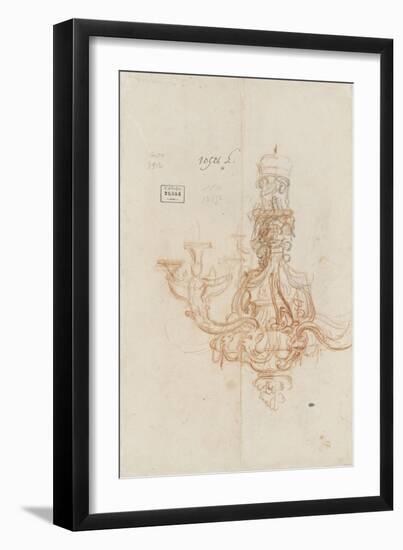 Chandelier-Charles Le Brun-Framed Giclee Print