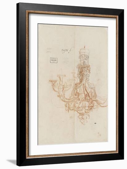 Chandelier-Charles Le Brun-Framed Giclee Print