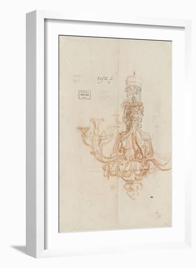 Chandelier-Charles Le Brun-Framed Giclee Print