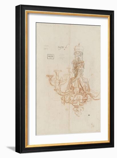 Chandelier-Charles Le Brun-Framed Giclee Print